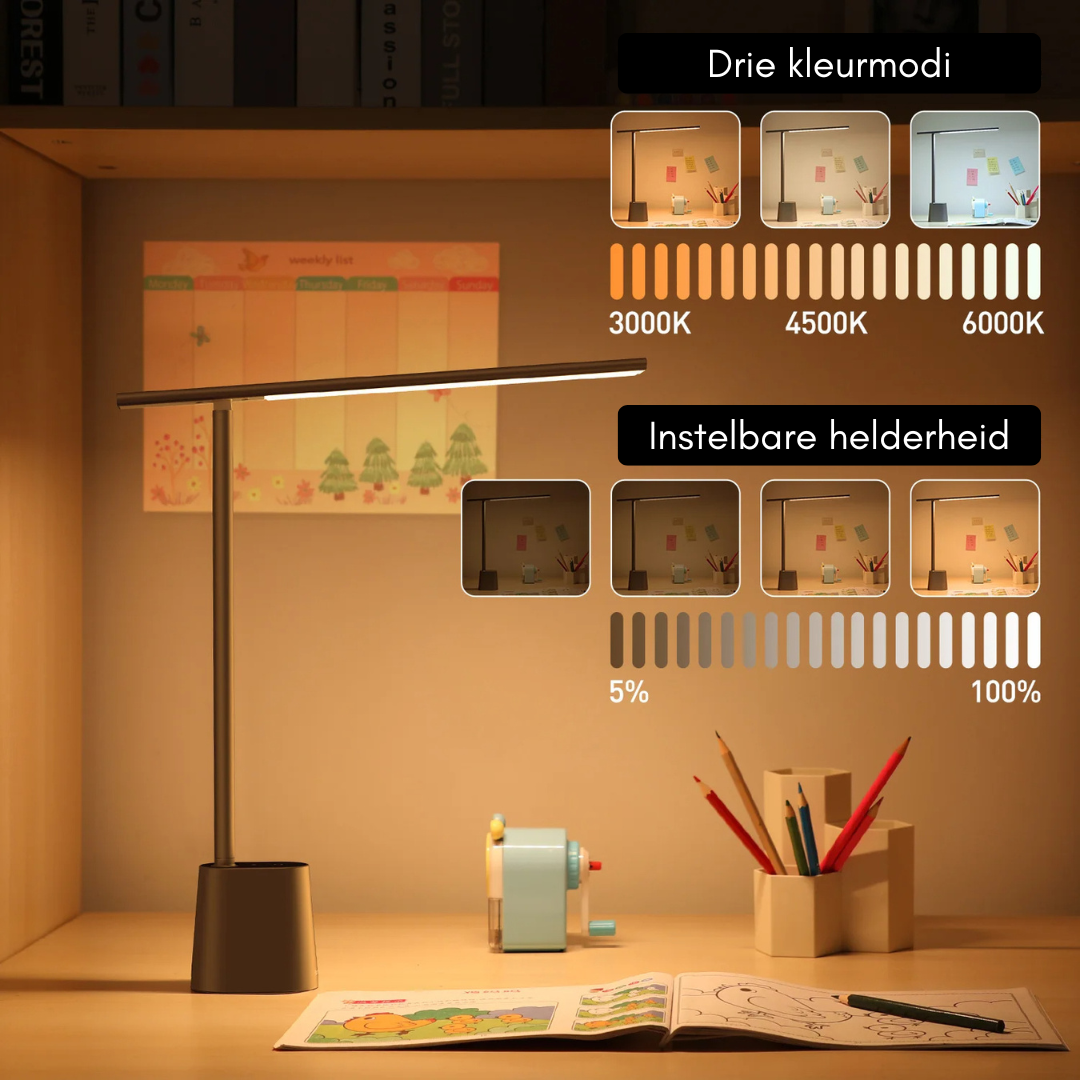 BrightLight Pro - Wireless, Adjustable LED Desk Lamp for Eye Comfort