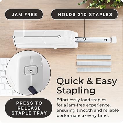 EcoElectronix Portable Automatic Electric Stapler Pro