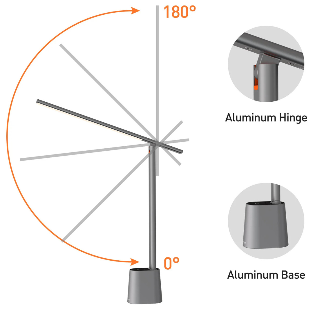 BrightLight Pro - Wireless, Adjustable LED Desk Lamp for Eye Comfort